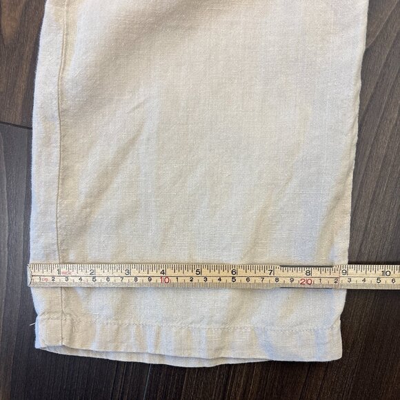 Sigrid‎ Olsen Poet 09 Linen Pants Women’s Size 6 Beige Coastal Chic Travel - Picture 16 of 16